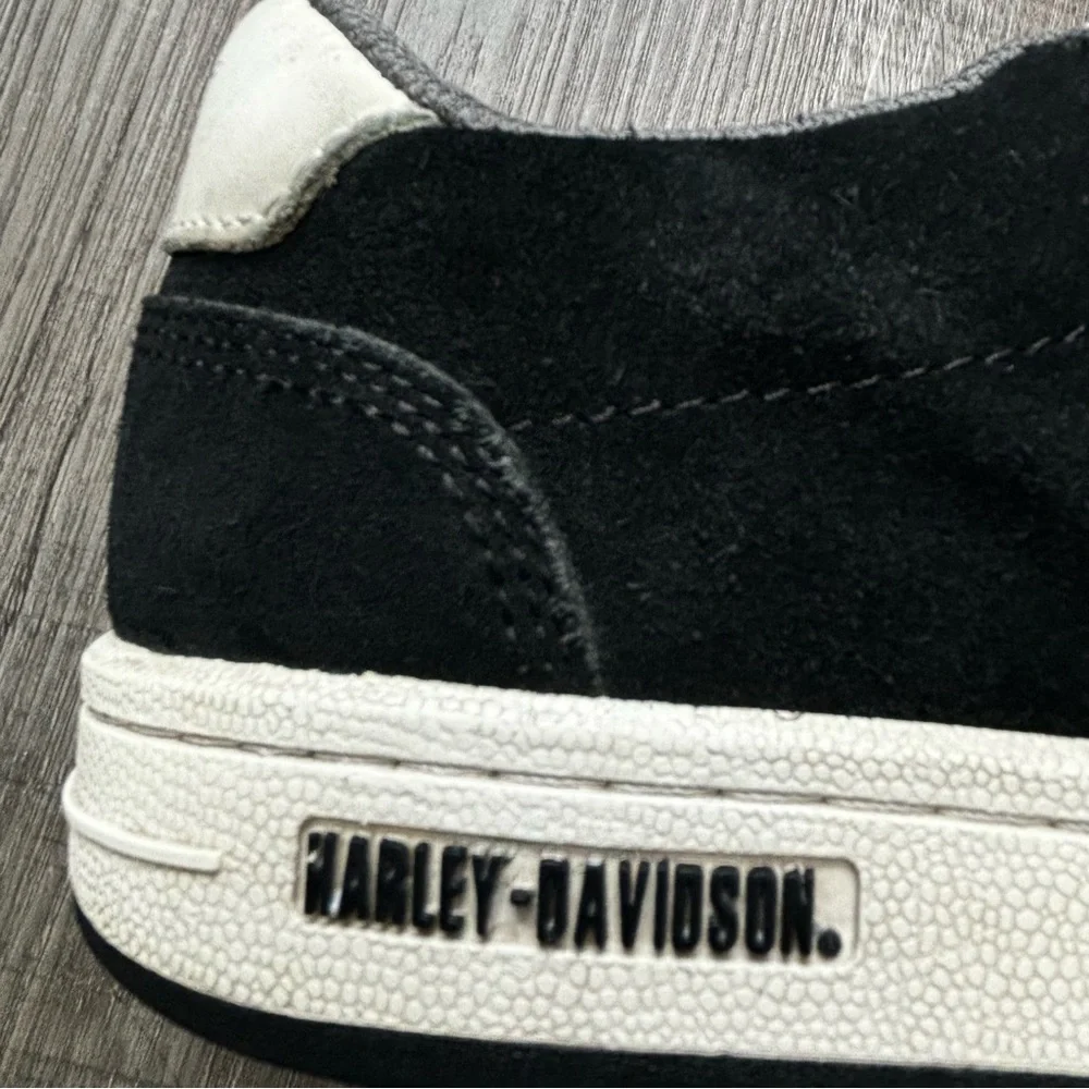 Harley Davidson Suede Steel Toe Shoes, EUC - Picture 14 of 16